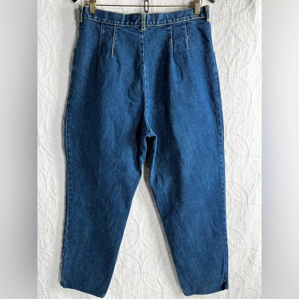 Vintage A.J. Brandon Womens Juniors 13 14 High Waisted 90s Mom Pants Denim Jeans